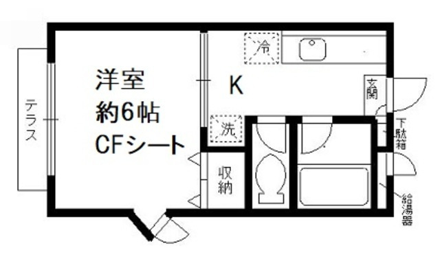 アイラ　Ｂの間取り|間取りです。