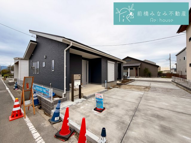 【新築平屋】渋川市半田第８　限定１棟　クリエートの家　新築建売の外観|外観もきれいです