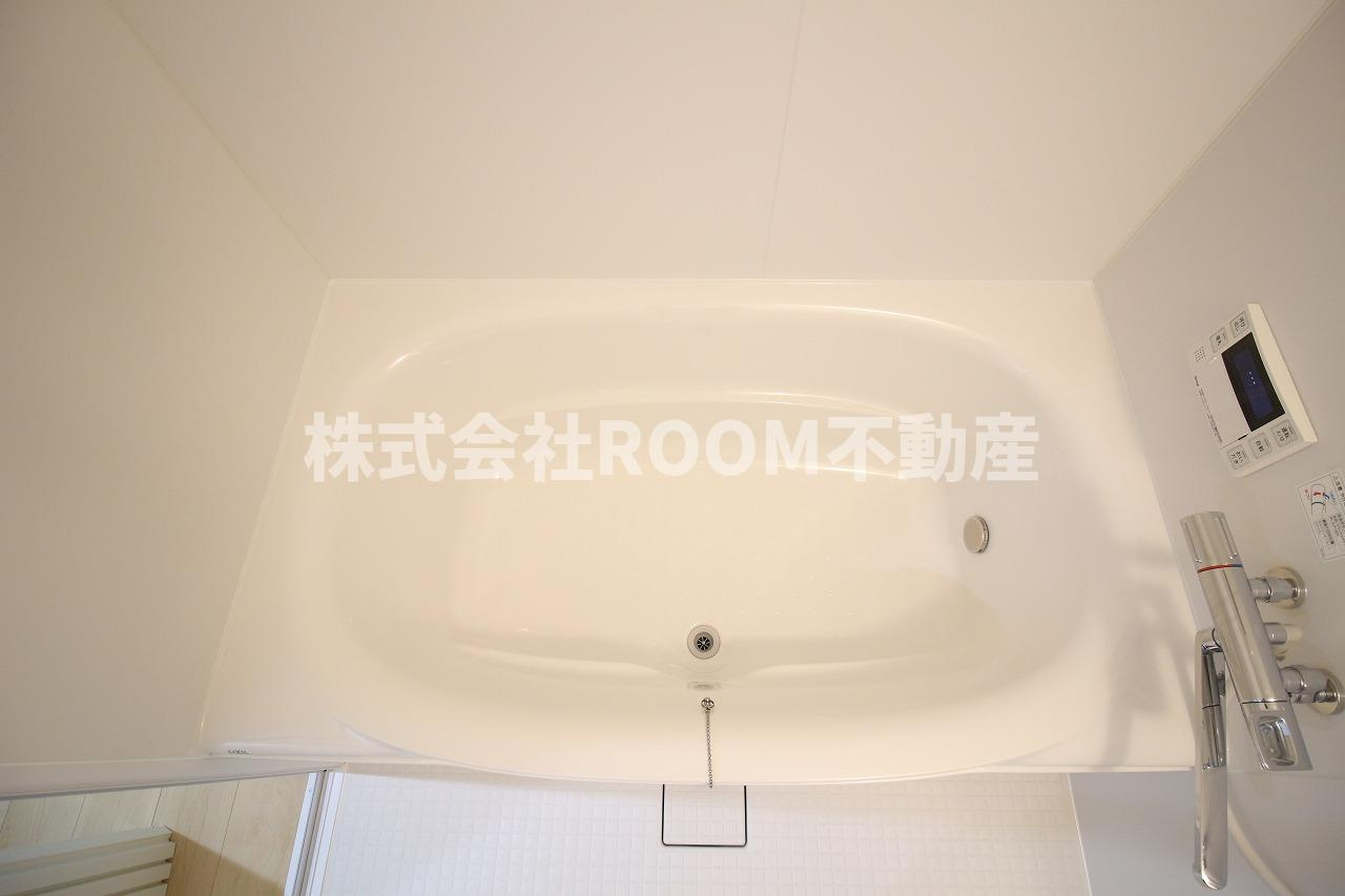都城市立野町の賃貸マンションの浴室|ゆったり過ごせるお風呂です