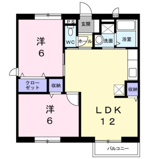 【間取り】 | フォンテーヌⅡ