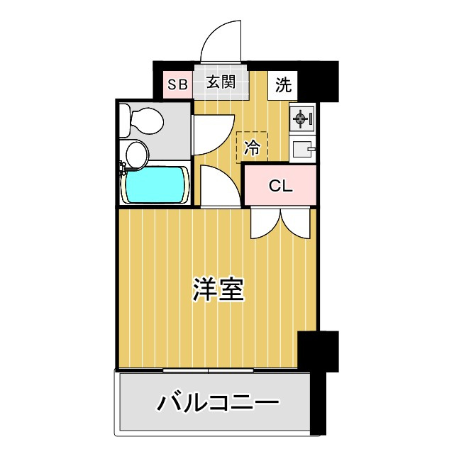 川崎市中原区新丸子東１丁目の賃貸マンションの間取り