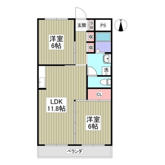 【間取り】 | 林ハイツⅠ