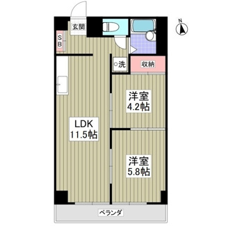【間取り】 | 竹林マンションⅡ