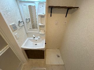 【洗面所】 | （仮）リバーヒルズ雀の宮３丁目新築アパート | 洗面（イメージ）
