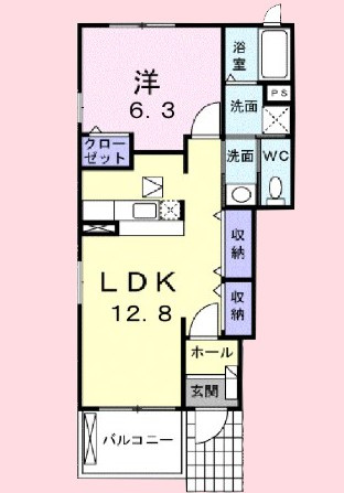 ベイリーフⅡの間取り