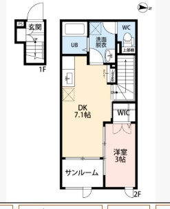 【間取り】 | ＣＢ桜ヶ丘テソロ