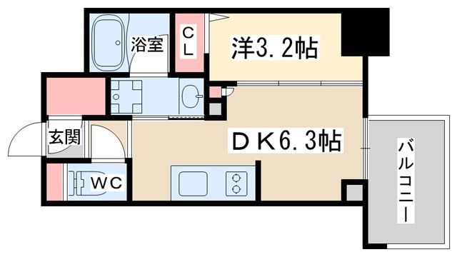 【間取り】 | シーズンフラッツ南森町PREMIER