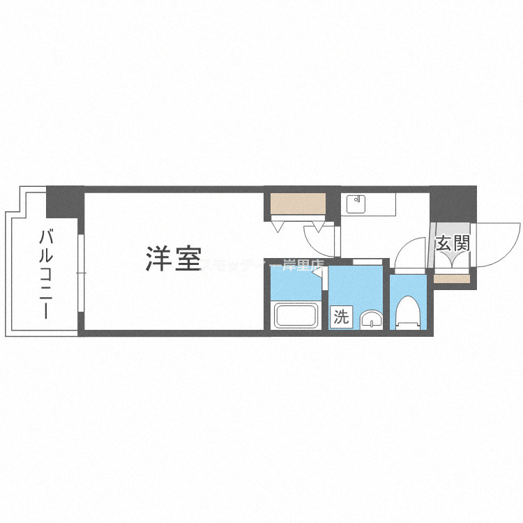 ディナスティ長居公園南の間取り