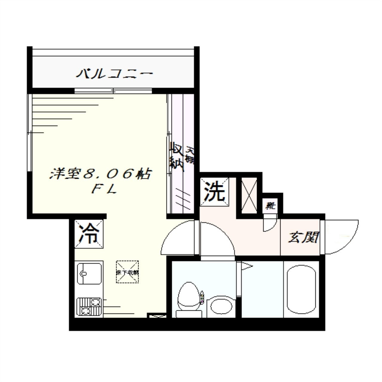 エバーグリーン の間取り|間取りです。