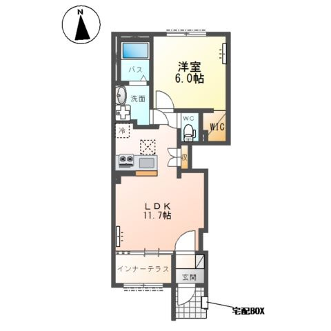 グランスタ　エイアールの間取り