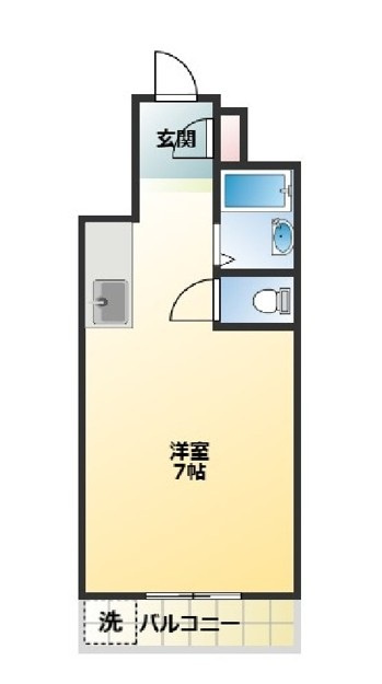コーポ岩永の間取り