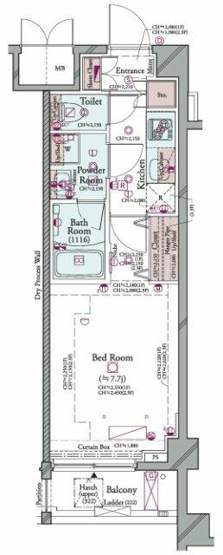 【間取り】 | プラシア蒲田　ＴＨＥ　ＧＲＡＮＤ　ＲＥＳＩＤＥＮＣＥ