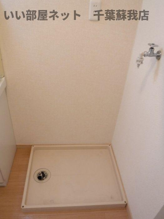 シルヴァンヒルズの洗面所|室内洗濯機置き場