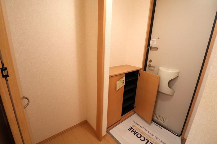 プランドールロッジAの玄関