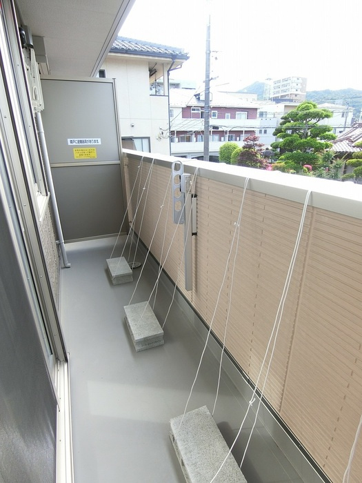 ソレイユ緑井のバルコニー