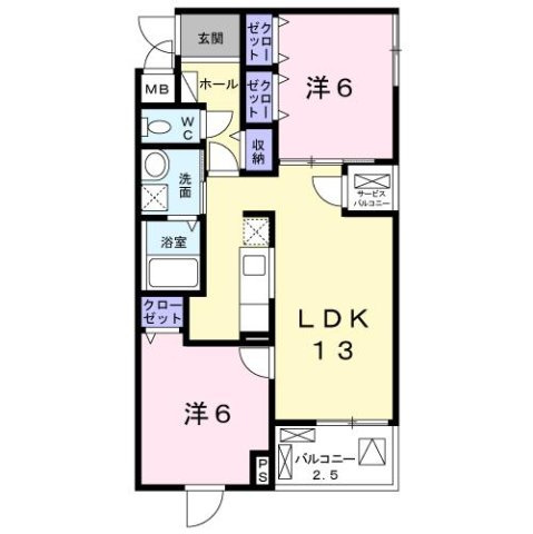 【間取り】 | つばさガーデン奈良輪