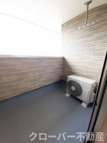 クラール土器町Ｃのバルコニー
