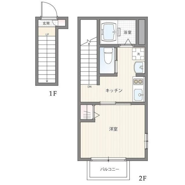 ミハス八幡山の間取り|間取りです。