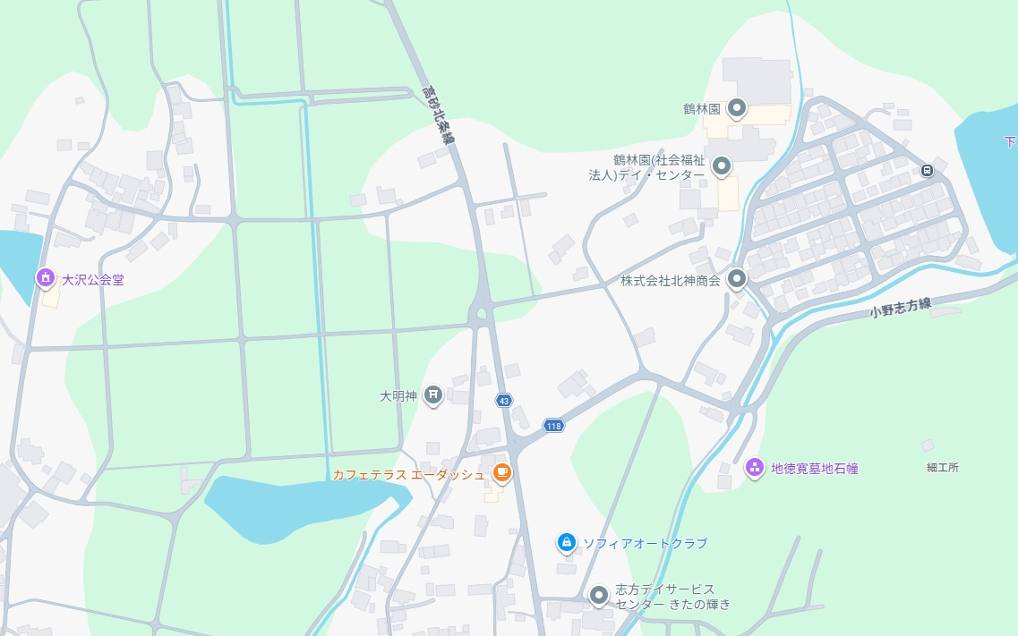 加古川市志方町細工所　　中古戸建の地図