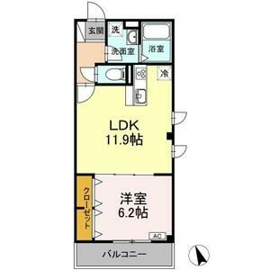 【間取り】 | La gracieuse本山