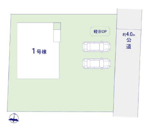 糟屋郡須惠町大字須惠の新築一戸建の区画図