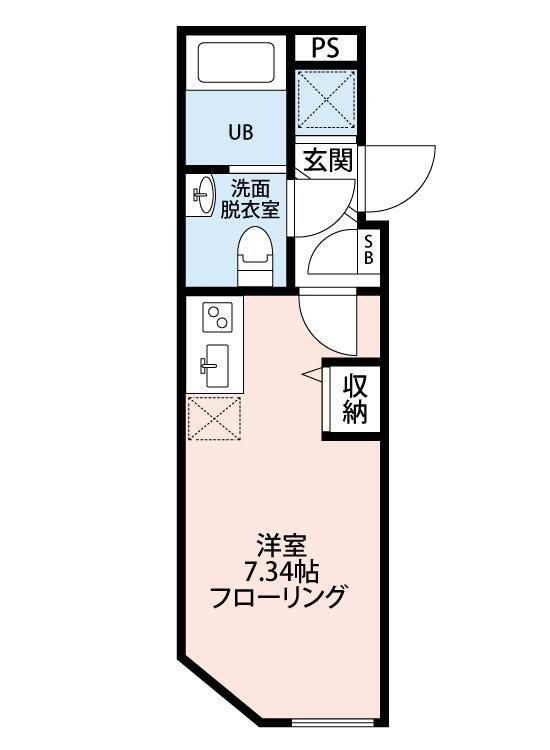 Libo北千住の間取り