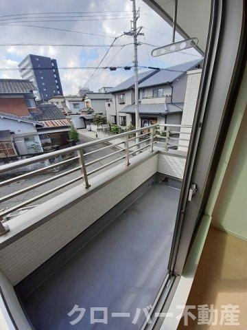 クラール観光町Ａのバルコニー