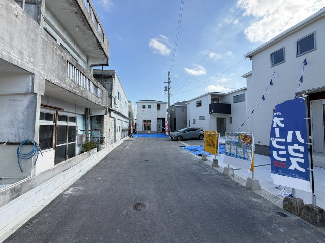 宜野湾市嘉数（全6棟）の前面道路含む現地写真|※北東側公道6m♪