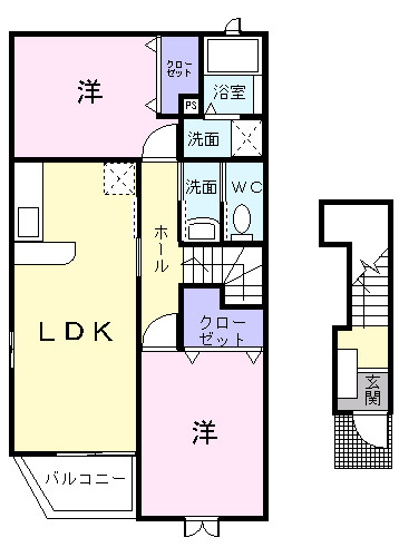 グラディートⅡの間取り