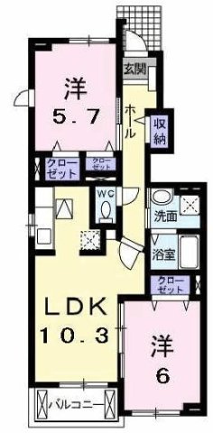 プレムローゾの間取り