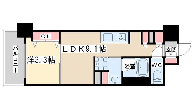【間取り】 | シーズンフラッツ南森町PREMIER