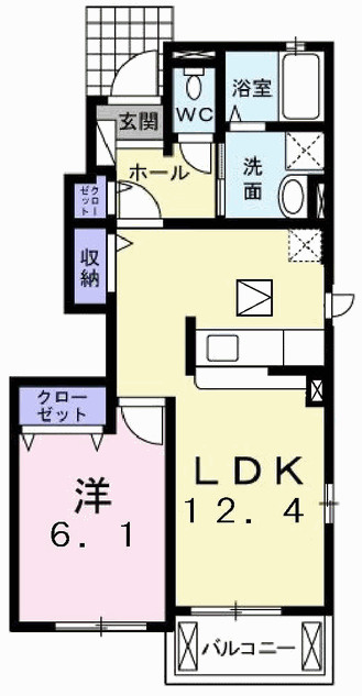 フリッシュ　リヒトⅡの間取り