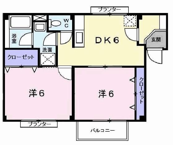 ドミールⅠの間取り