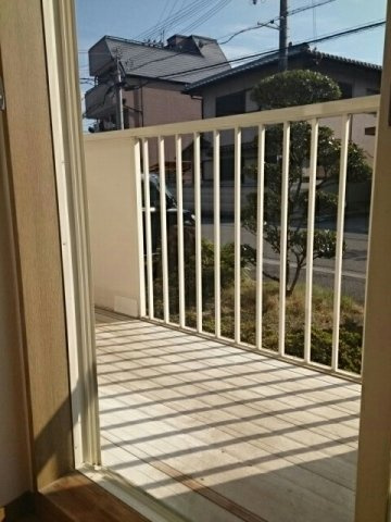アメニティコーポのバルコニー