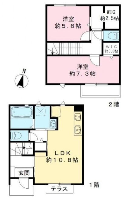 仲介手数料（賃料の1.10ヵ月）の50％OFF対象物件！の間取り