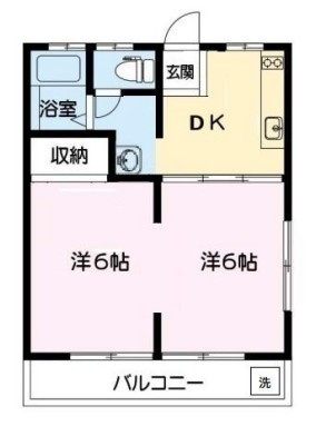 パルセ市川の間取り