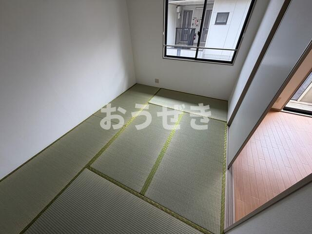 パークサイド上矢部Ｂ棟の展望|和室です。