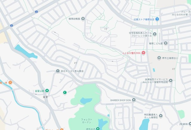◆堺市南区槇塚台　第7期　新築一戸建ての地図