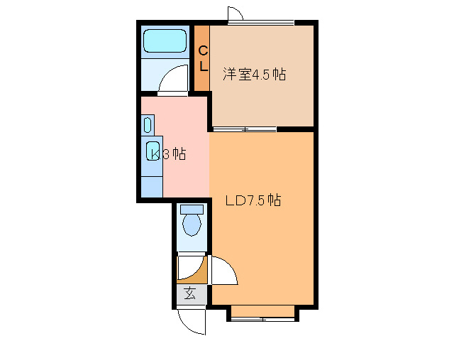 OakⅣの間取り