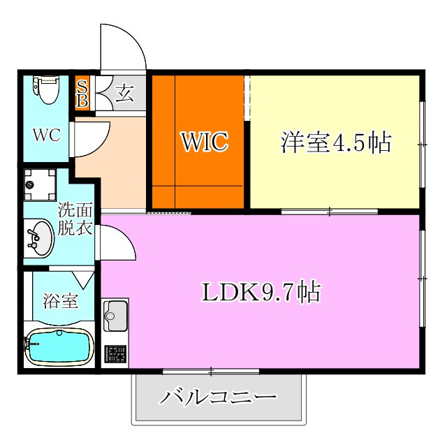 NET-K垂水２の間取り