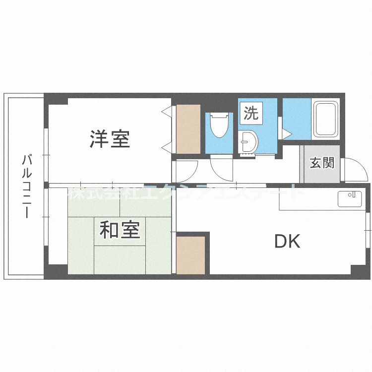 スギヒラハイツの間取り