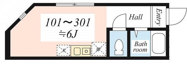 クレア椎名町の間取り