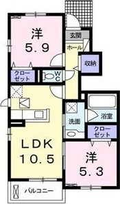 【間取り】 | メゾン　サカエⅡ