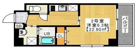 Ｔｈｅ　Ｒｅｓｉｄｅｎｃｅ船橋　の間取り