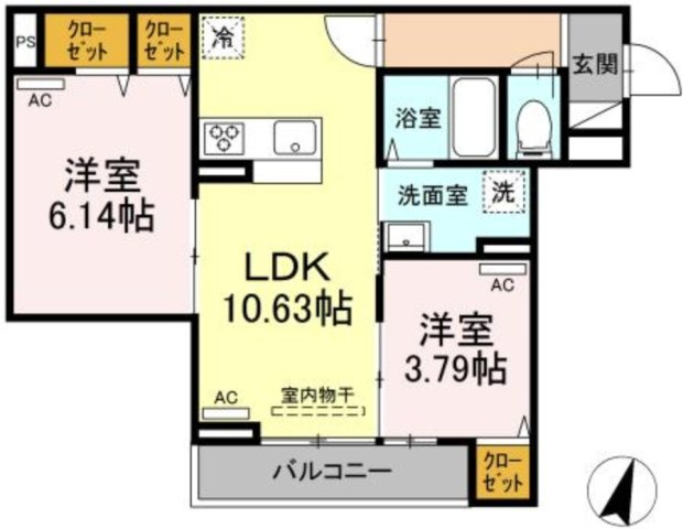 セレスティア石神井町の間取り