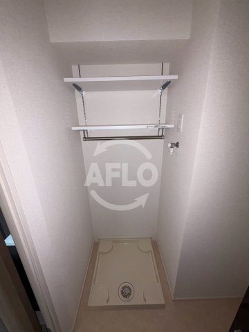 ウィングコート天王寺の洗面所|ウィングコート天王寺　洗濯置場