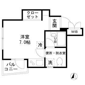 Ｗｉｎ駒場の間取り