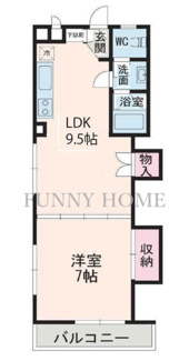【間取り】 | 第一上馬マンション
