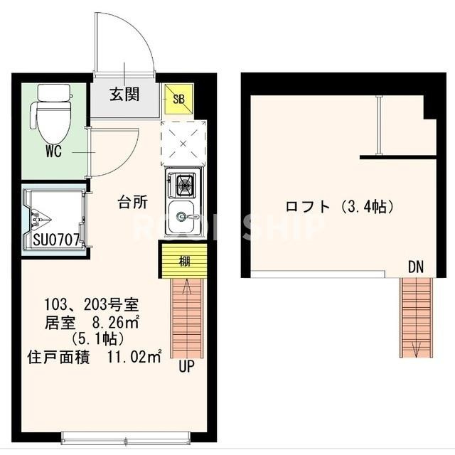 グランドセダー東陽町の間取り