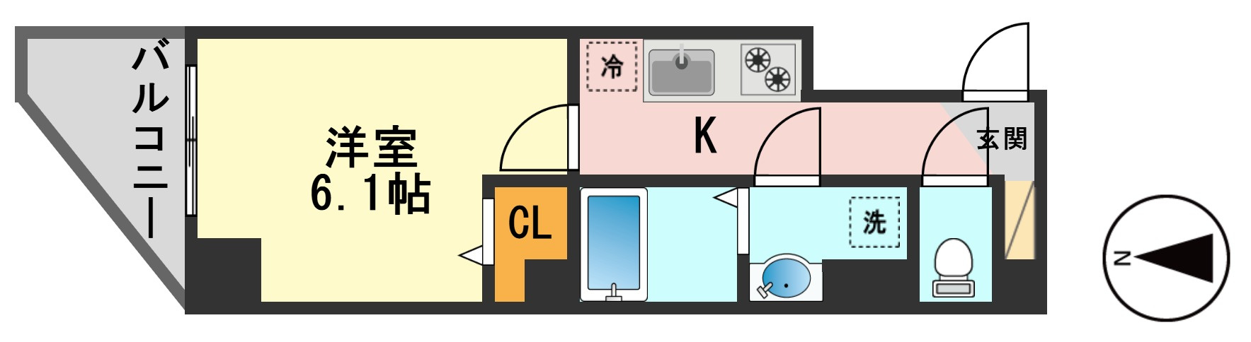 SPコート亀有の間取り